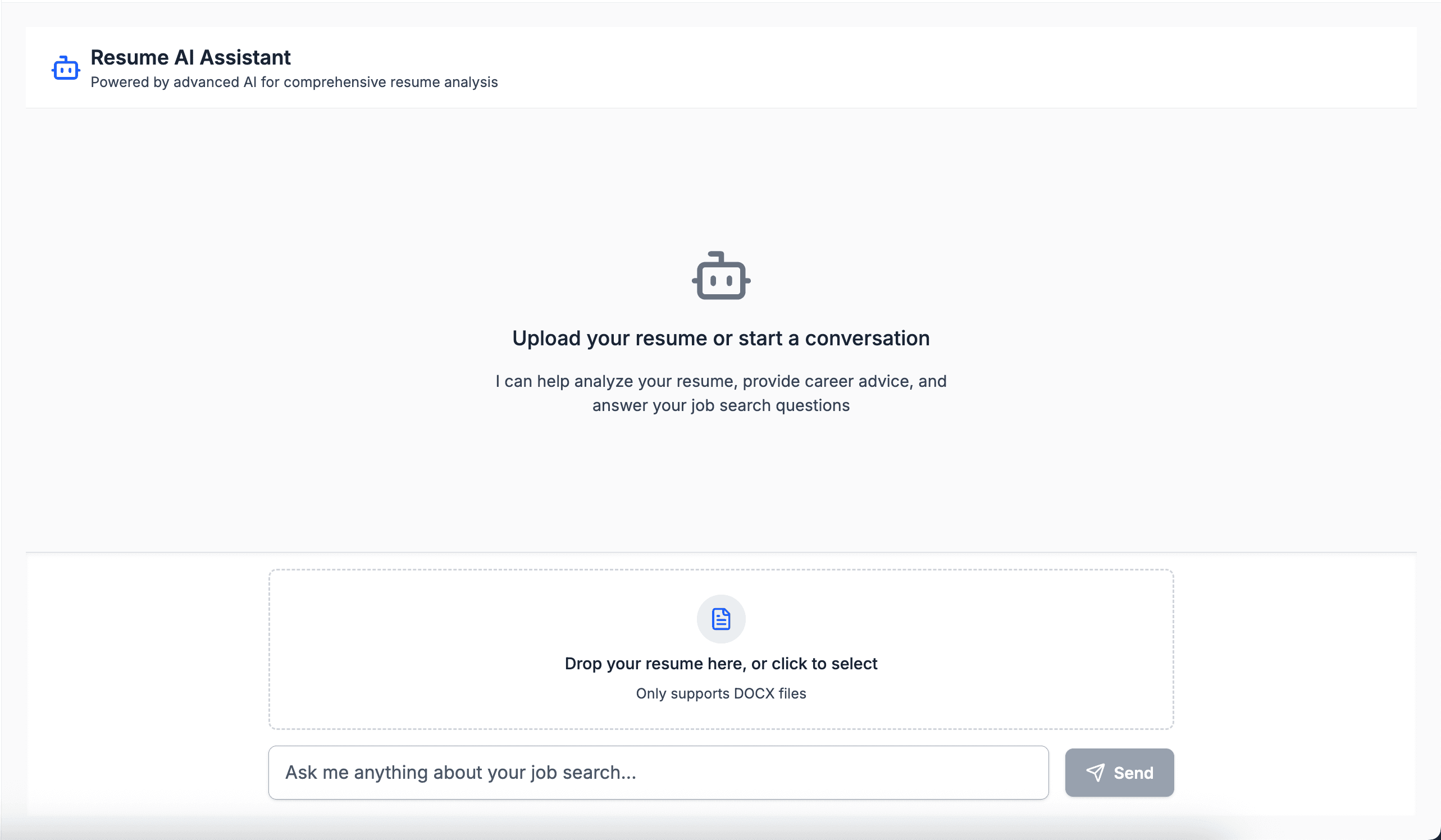 Superday's AI assistant providing feedback on a resume or cover letter